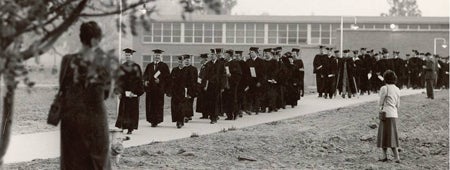 First graduating class, 1954