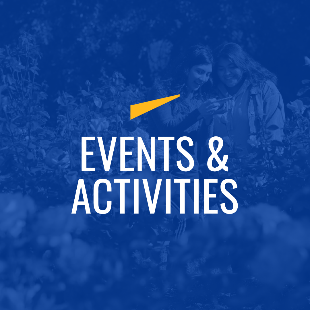 Events and Activities prospective student webpage logo