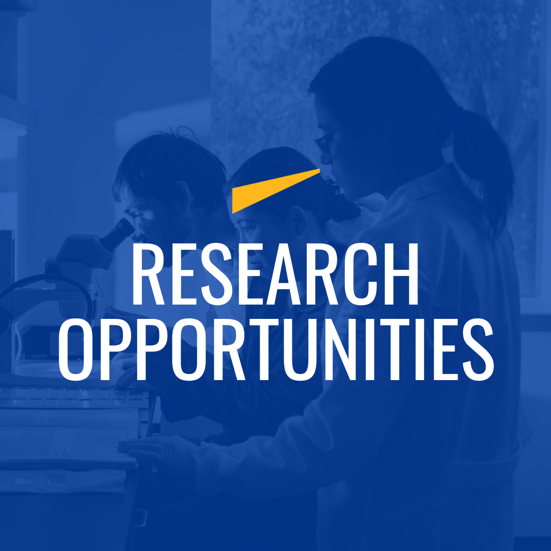Research Opportunities prospective student webpage logo