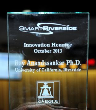 the award received (c) UCR