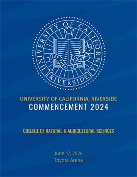 CNAS Commencement 2024 Program