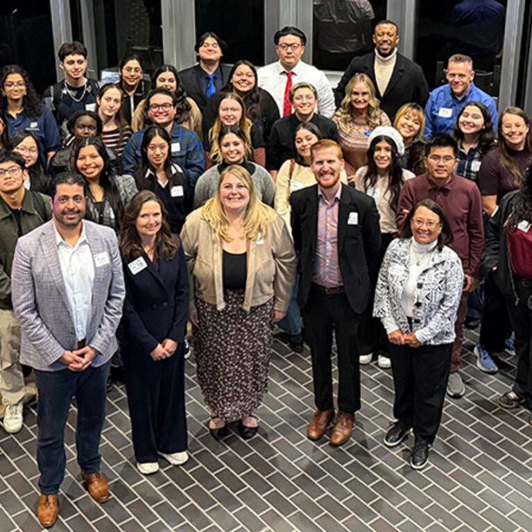 Attendees of the Dinner with Alumni: Science Careers Beyond Healthcare event