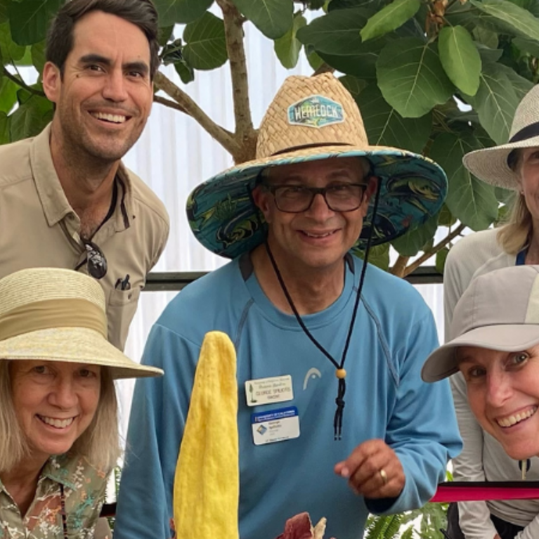 Jodie Holt Photo Collage with Corpse Flower