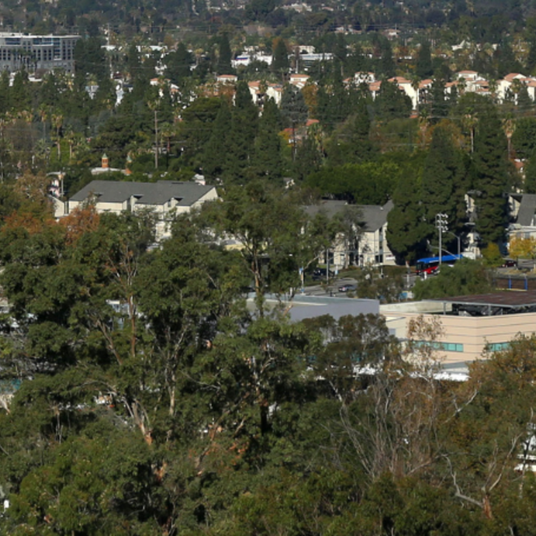 UCR Bell Tower and Academic Buildings