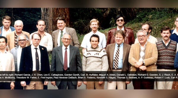 Richard Goeden with Colleagues circa 1985