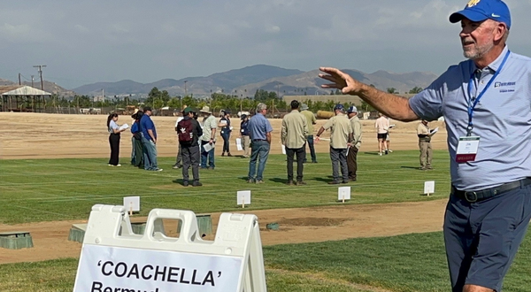 Jim Baird at Turfgrass Field Day 2026