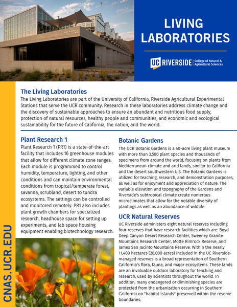Living Laboratories Brochure