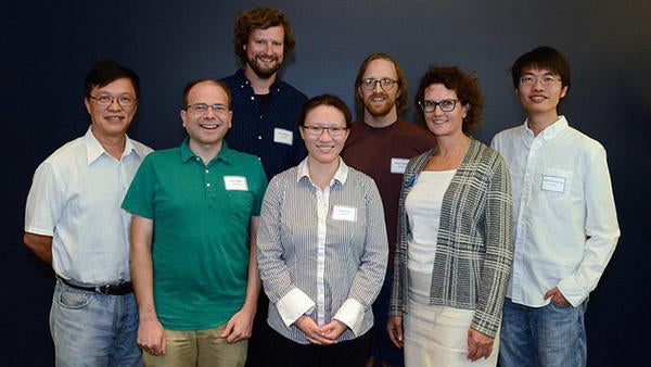 New CNAS Faculty, Math Department with Dean, (c) UCR / Carrie Rosema