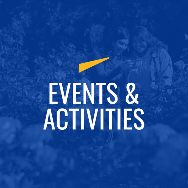 Events & Activities prospective student webpage logo