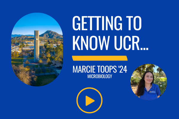 Getting to Know UCR Marcie Toops