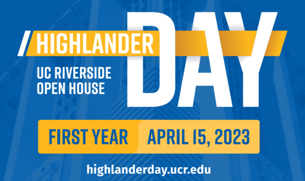 Highlander Day for first-years 2023 advertisement