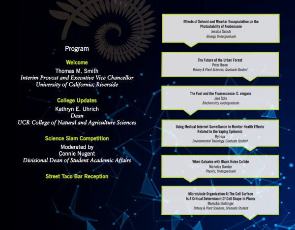 CNAS Homecoming 2019 program