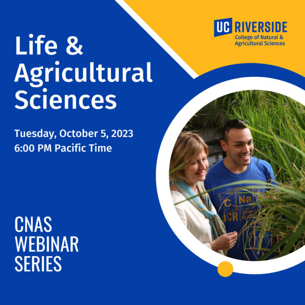 Life & Agricultural Sciences Webinar