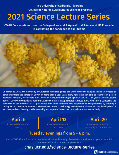 Science Lecture Series 2021 Flyer