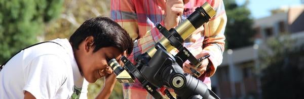 Solar telescope, astronomy outreach