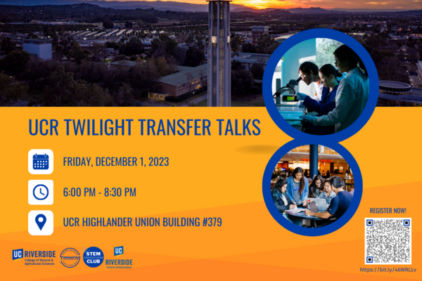 UCR Twilight Transfer Talks