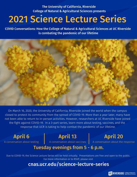 Science Lecture Series 2021 Flyer