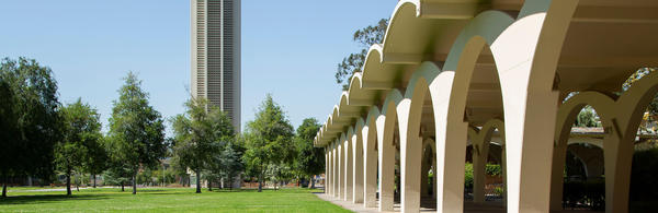 Bell Tower and Rivera arches (c) UCR/Stan Lim