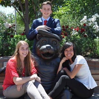 Hanni Schoniger, Connor Richards, Jade Zamorano (c) UCR