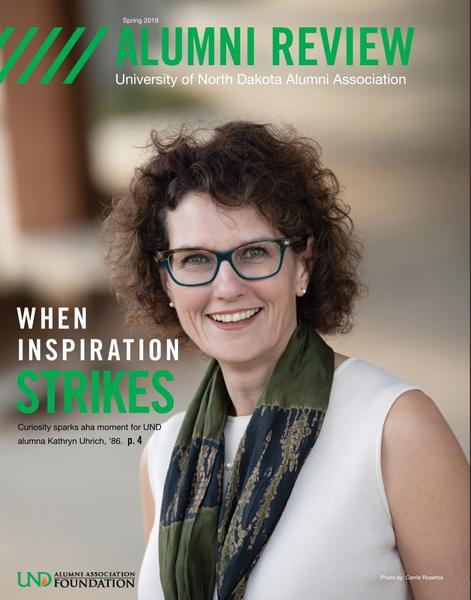 (c) UCR - Dean Kathryn Uhrich on the cover of Alumni Review Magazine