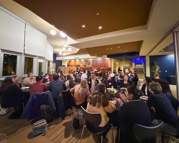 Guests at the Dinner with Alumni: Science Careers Beyond Healthcare event