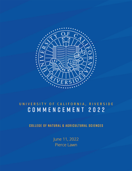 2022 CNAS Commencement Program