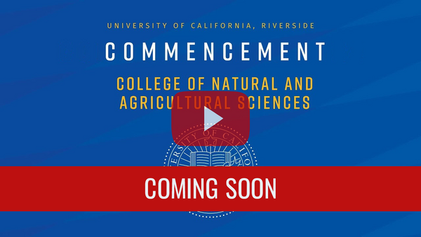 CNAS Commencement Video Live Feed Coming Soon