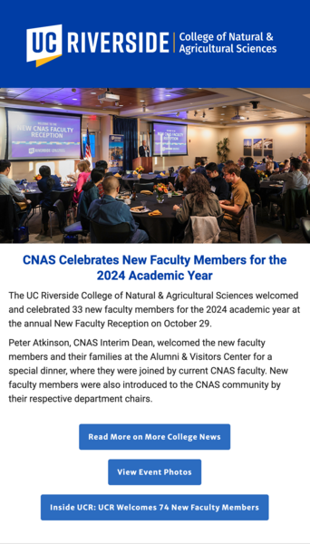 CNAS Newsletter - October 31, 2024