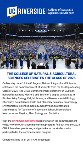 CNAS Newsletter - June 18, 2025