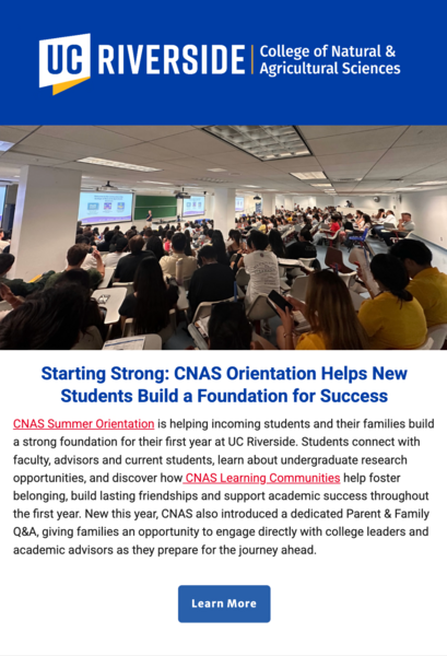 CNAS Newsletter - July 23, 2026