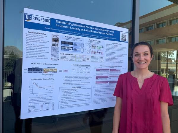 Poster presentation with Jordan Steinhauser at the Science X AI Summit