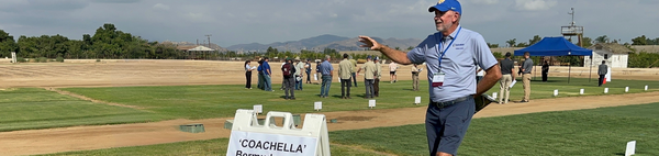 Jim Baird at Turfgrass Field Day 2026