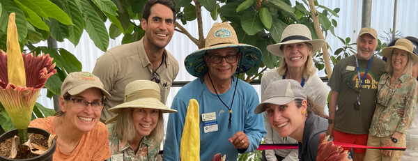 Jodie Holt Photo Collage with Corpse Flower