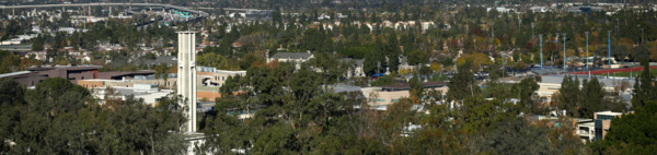 UCR Bell Tower and Academic Buildings