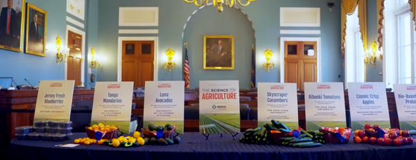 Science of Agriculture table display