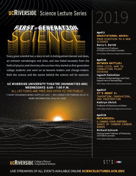 2019 Science Lecture Series full info