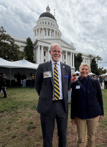 At California Agricultural Day at the Capitol, Peter Atkinson and Ashley Stokes highlighted the growing partnership between UC Riverside CNAS and the UC Davis College of Agricultural and Environmental Sciences.