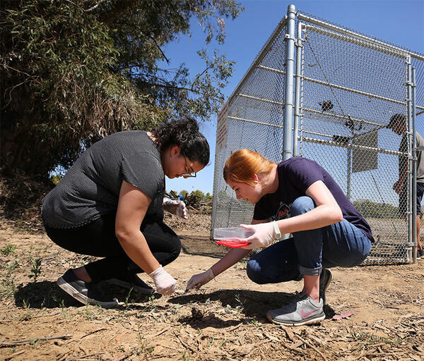 Forensic Lab Students in the Field