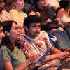 Students listening to a lecture.