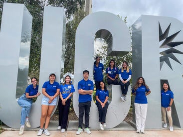 Discover UCR Day 2022 with CNAS Science Ambassadors at UCR Sign