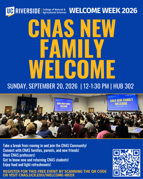 2026 CNAS New Family Welcome Flier