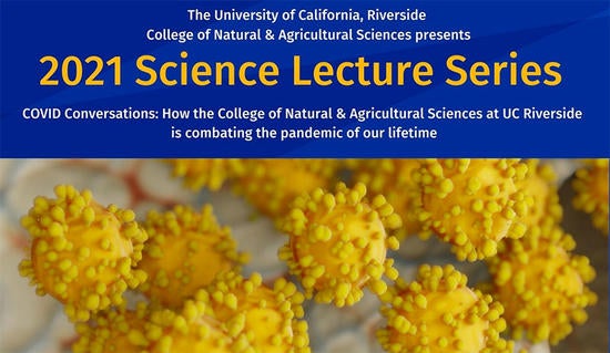 2021 Spring Science Lecture Series flier header
