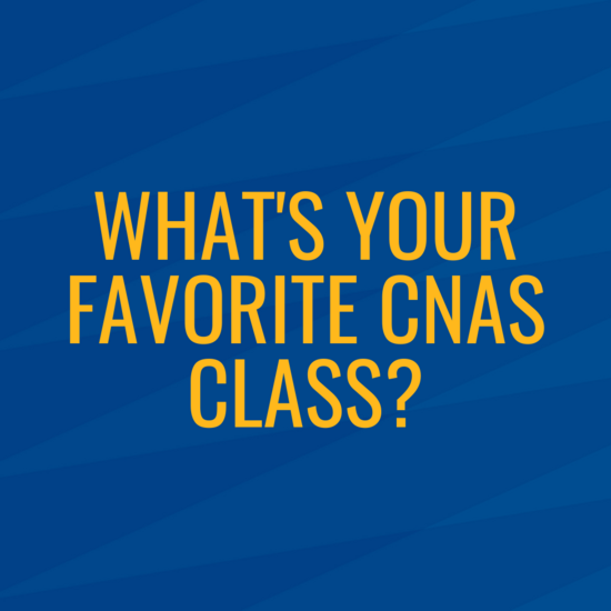 What's Your Favorite CNAS Class?