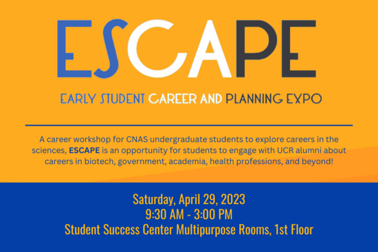ESCAPE - Early Student Career and Planning Expo