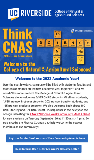 CNAS Newsletter September 25, 2023