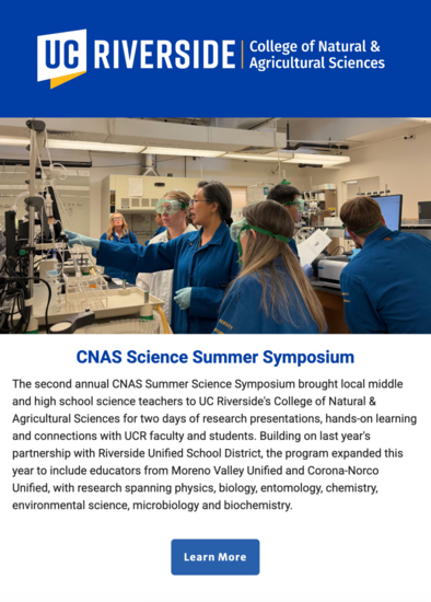 CNAS Newsletter - August 27, 2026