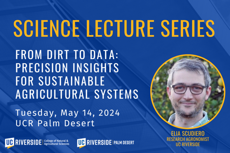Elia Scudiero From Dirt to Data Science Lecture Series