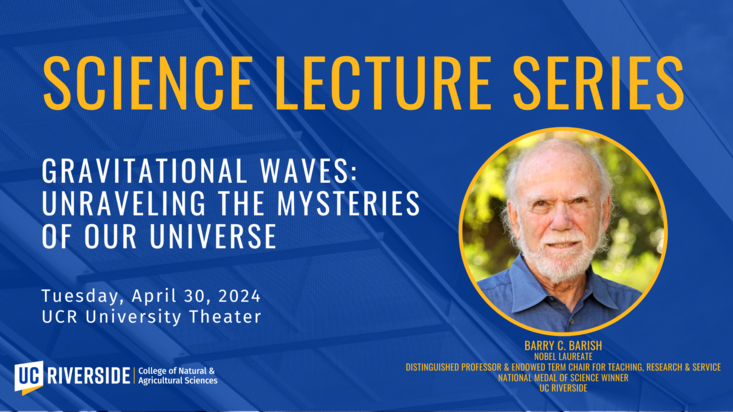 Science Lecture Series 2024 Barry Barish