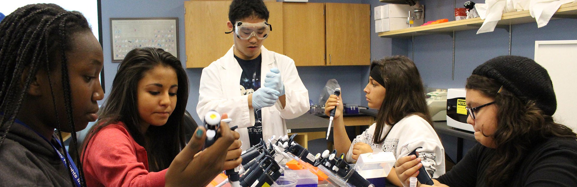 SISTERS Program Visits Campbell Learning Lab (c) UCR